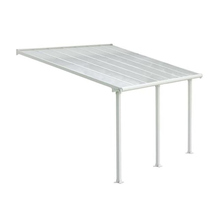Palram Palram - Canopia HG8814W 10 x 14 in. Olympia Patio Cover - White HG8814W